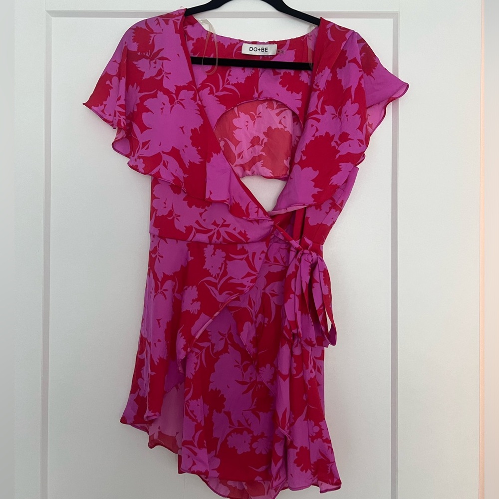 ‘Pink Lily’ Pink Floral Romper - Picture 3 of 4